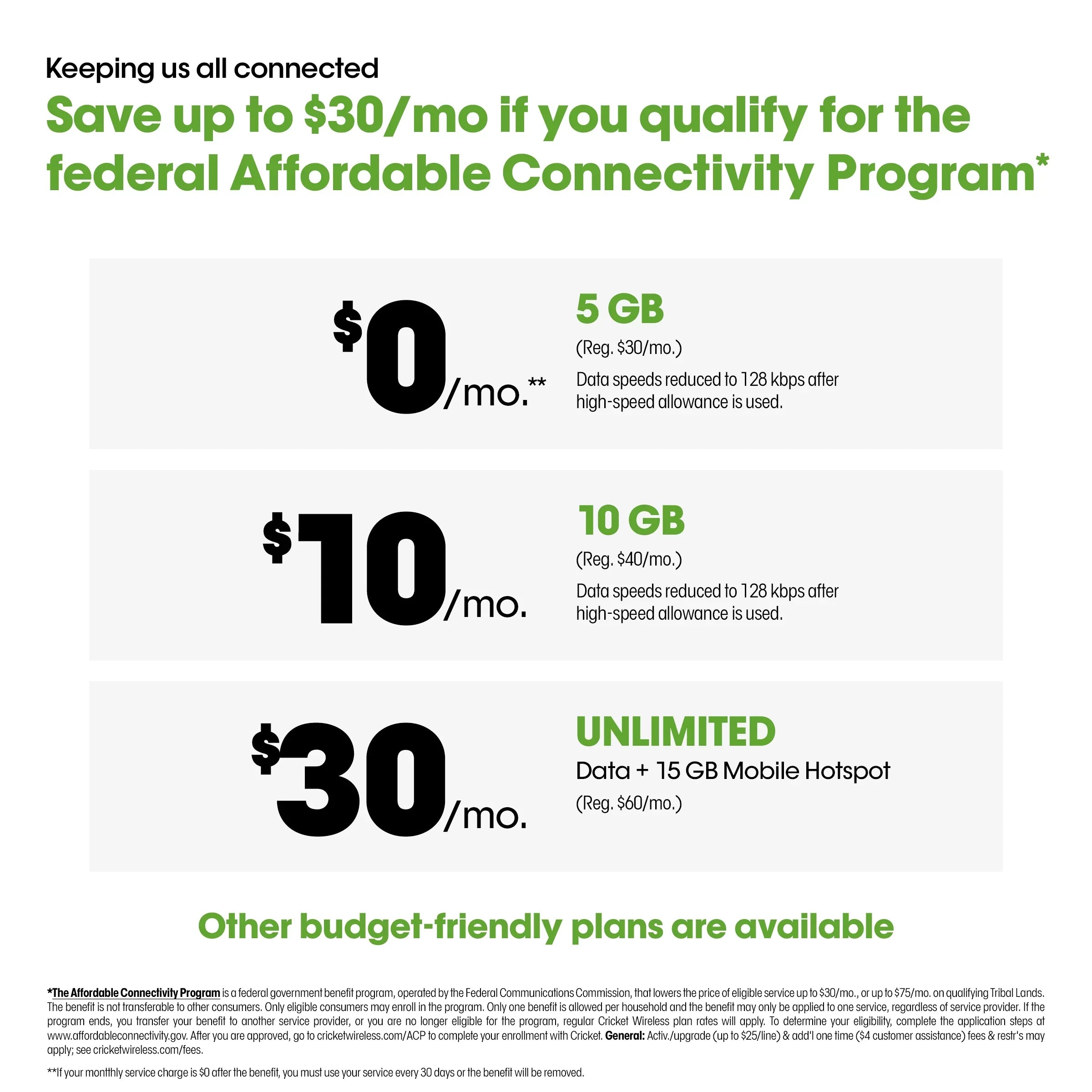 Cricket Wireless Splendor, 32GB, Rainforest Green - Prepaid Smartphone