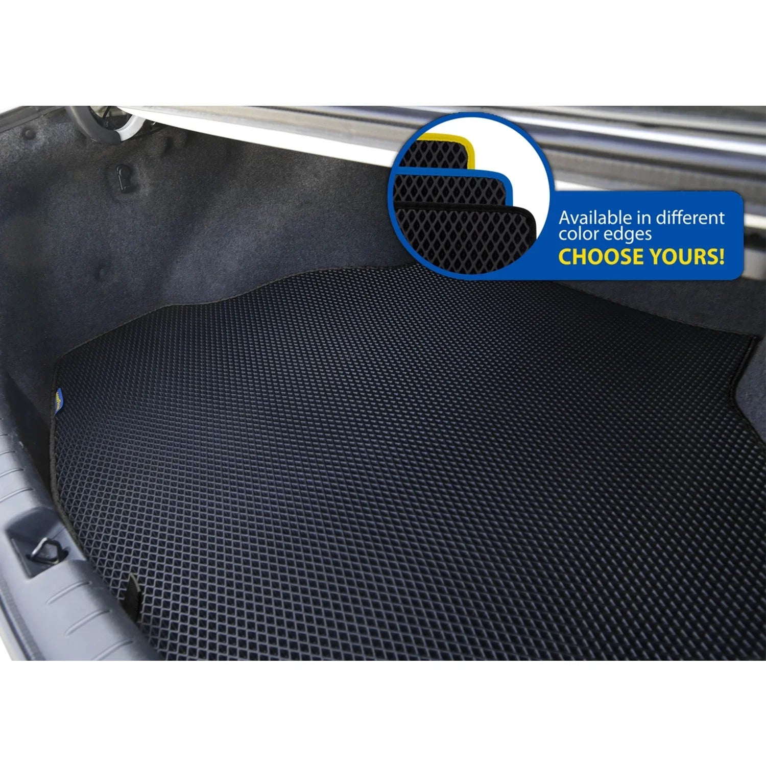 Goodyear Custom Fit Cargo Mat Liner for Honda Accord 2013-2017 Sedan - Heavy Duty Trunk Liner, Diamond Shape,Luggage with Waterproof,Liquid Trapping Technology - Anti-Slip Cargo Liner -