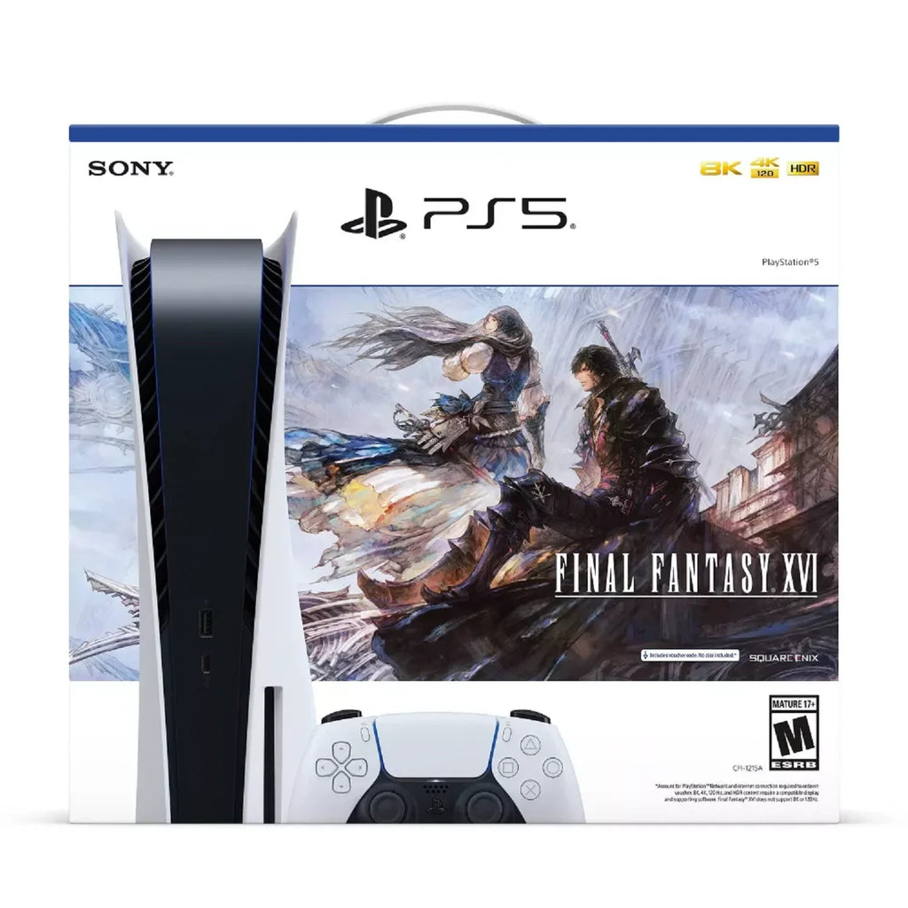 Restored Sony -1115B PlayStation 5 Console Final Fantasy  Bundle (Refurbished)