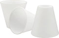 Aspen Creative 23619-3, Frosted Opal Glass Shade White Inside, 5-3/8"Dia x 5-1/2" / Center Hole:42mm, 3 Pack