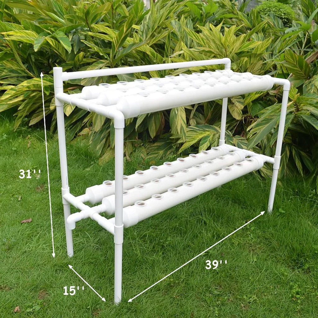 Hydroponic Pipeline Vegetable Grow Machine Plant Growing System 54 Sites