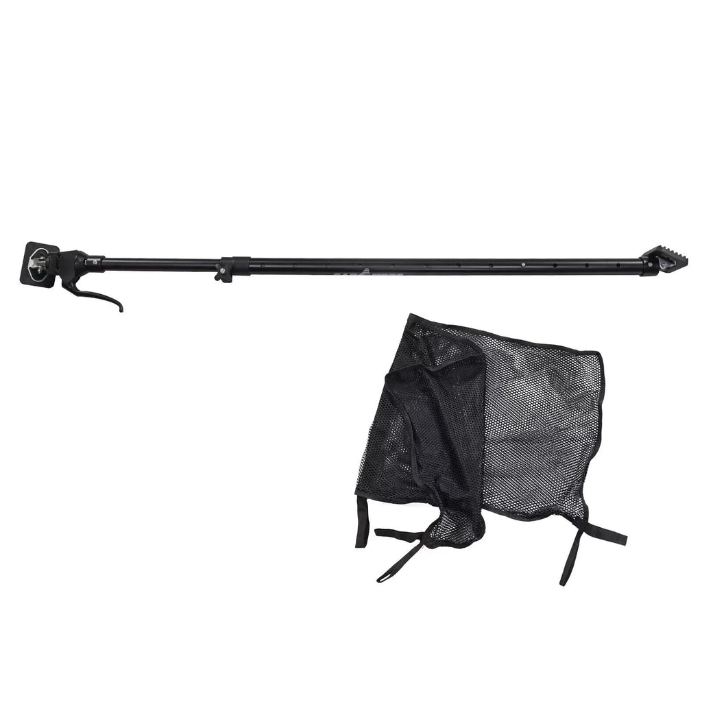 Ratcheting Cargo Bar ,Adjustable From 40"-70" / Storage Net Black For Truck,