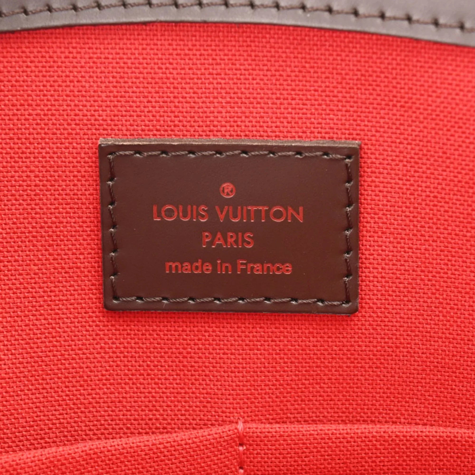 Pre-Owned   Damier Verona  Ebene  Women's Canvas Shoulder Bag (Good)