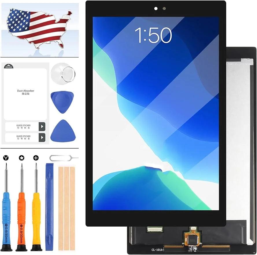 Screen Replacement for Amazon Kindle Fire  10 7th Gen  2017 Version 10.1  Display Touch Screen Digitizer Assembly with Tools