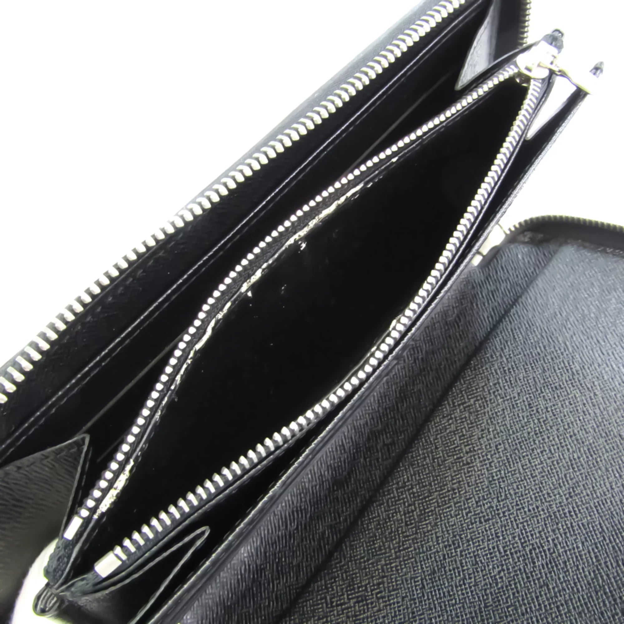 Pre-Owned Louis Vuitton Epi Zippy Organizer  Men's Epi Leather Long Wallet (bi-fold) Noir (Good)