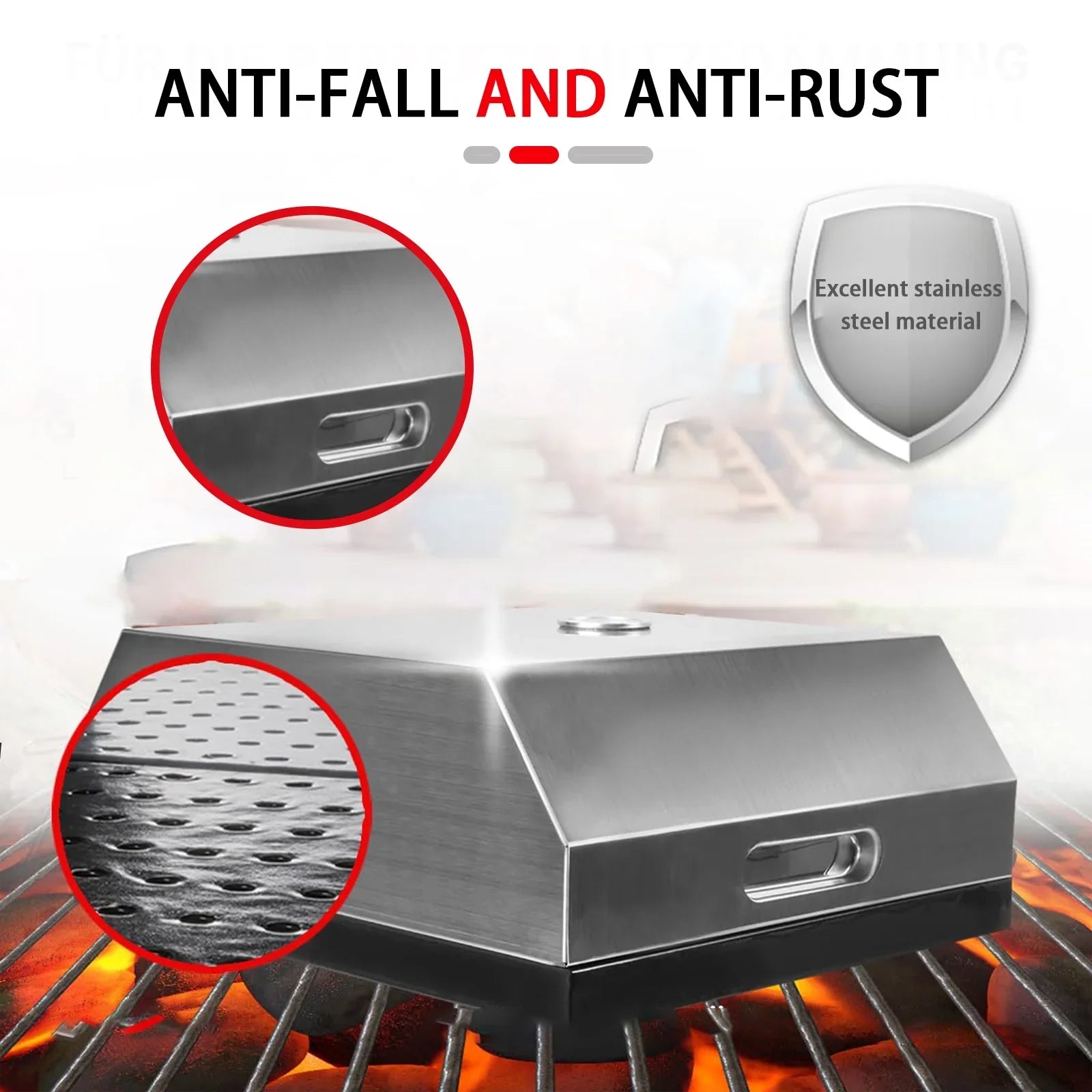 Grill Top Pizza Oven, Fits On Any Charcoal & Gas  Grill, Portable Pizza Oven, Easy Carry Handles, Home-made  Pizza Oven