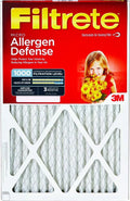 3M 9801-2PK- Filtrete Furnace Filter, Allergen Defense Red Micro or Micron or Microfiber Pleated, 16x25x - Quantity 3