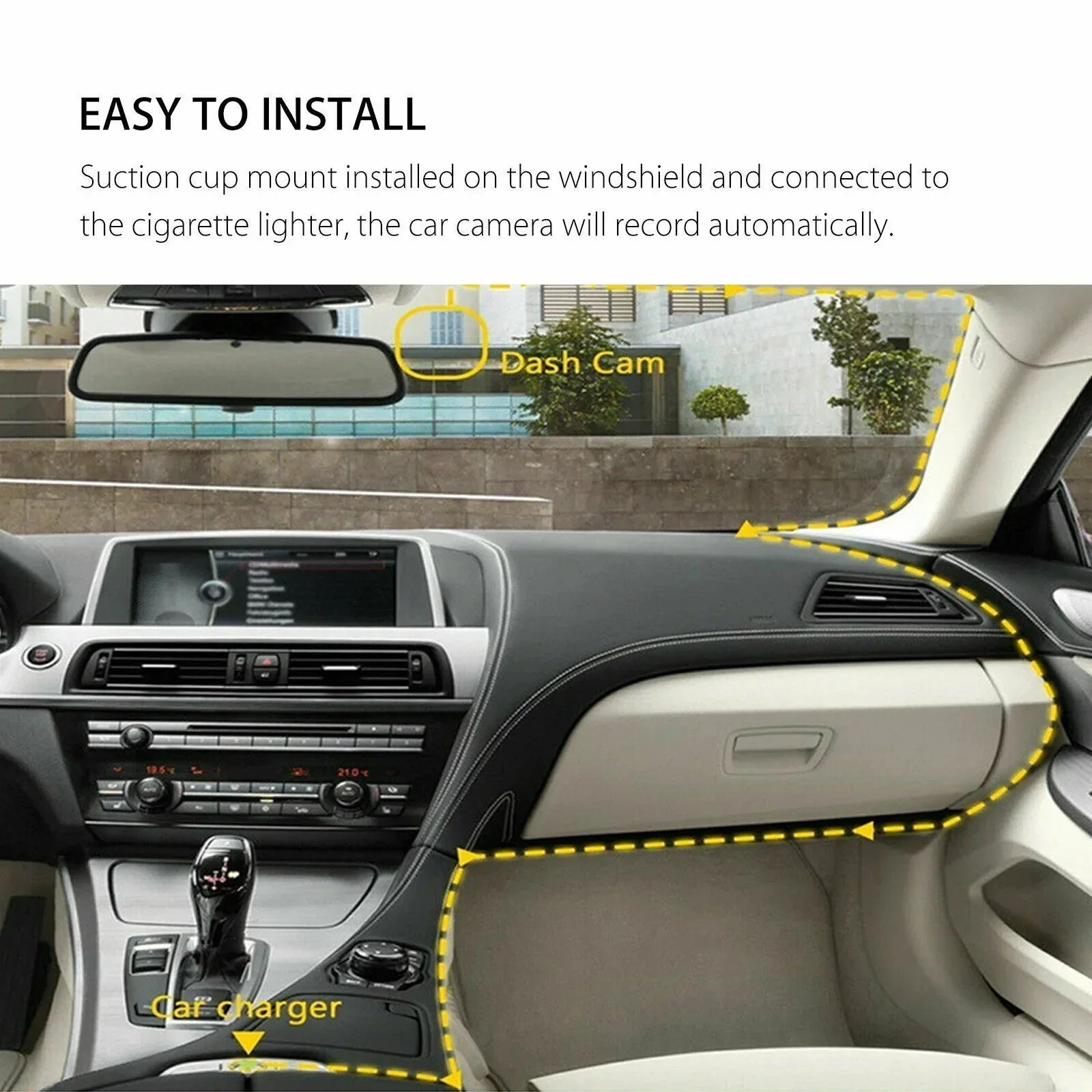 Dash Cam 4  Car  Driving Recorder Dual Lens Camera 1080P Vehicle Video
