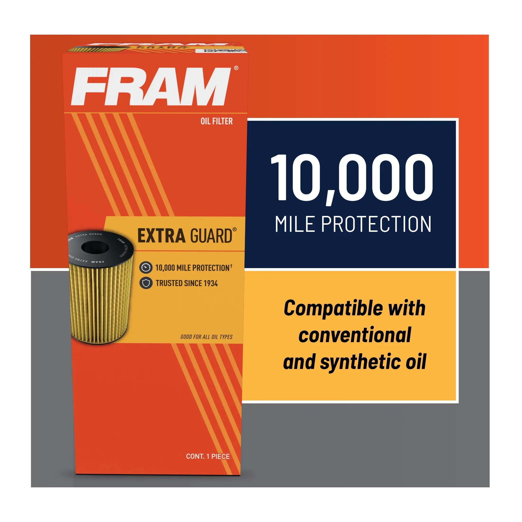 Extra Guard Oil Filter, , 10K mile Filter for Select  Vehicles Fits select: 2009-2013  , 2009-2011  335
