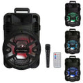 Open Box Technical Pro  12" Battery Powered Portable Bluetooth Speaker - Black