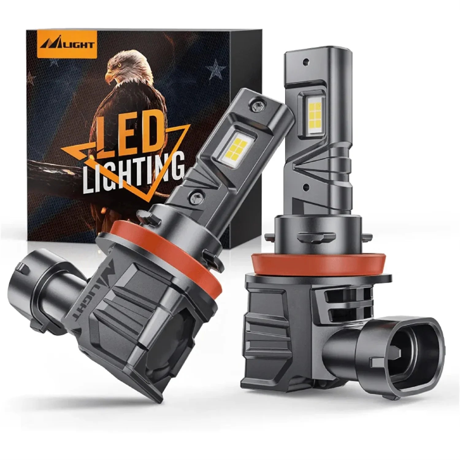 Nilight //  Headlight Bulbs  Series 80W 16000LM 6000K  | 2