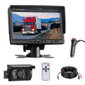 Backup Camera Kit, 7’’  Rear View Monitor with  Waterproof Night Vision Back up Rearview Reverse Cam with  Night Vision for Vans, Trucks, Camping Cars, RVs