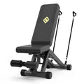 Adjustable Weight Bench, Strength Training Benches for Full Body Workout, 880 Pounds Capacity Foldable Incline Bench Set for Home Gym
