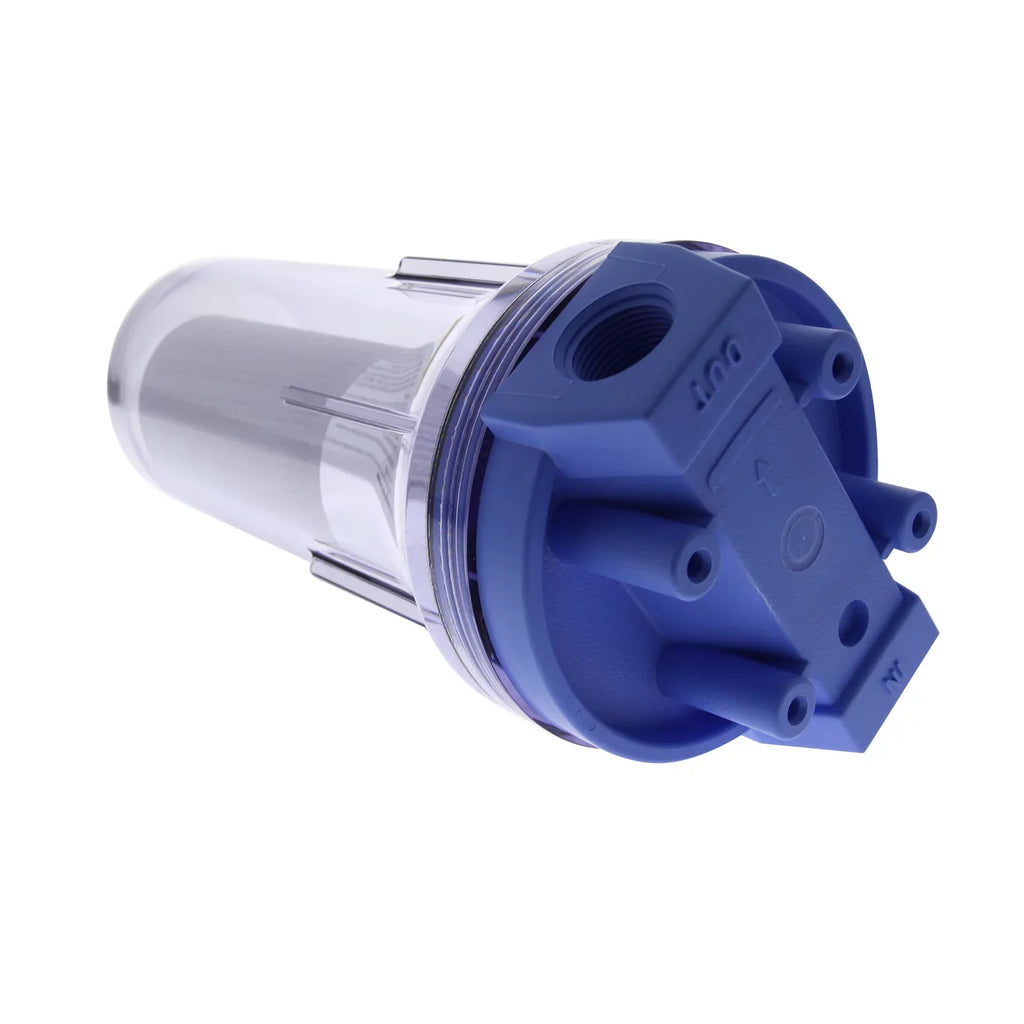 Pentek 150072 10 Inch Standard Blue/Clear Filter Housing 3/4 Inch