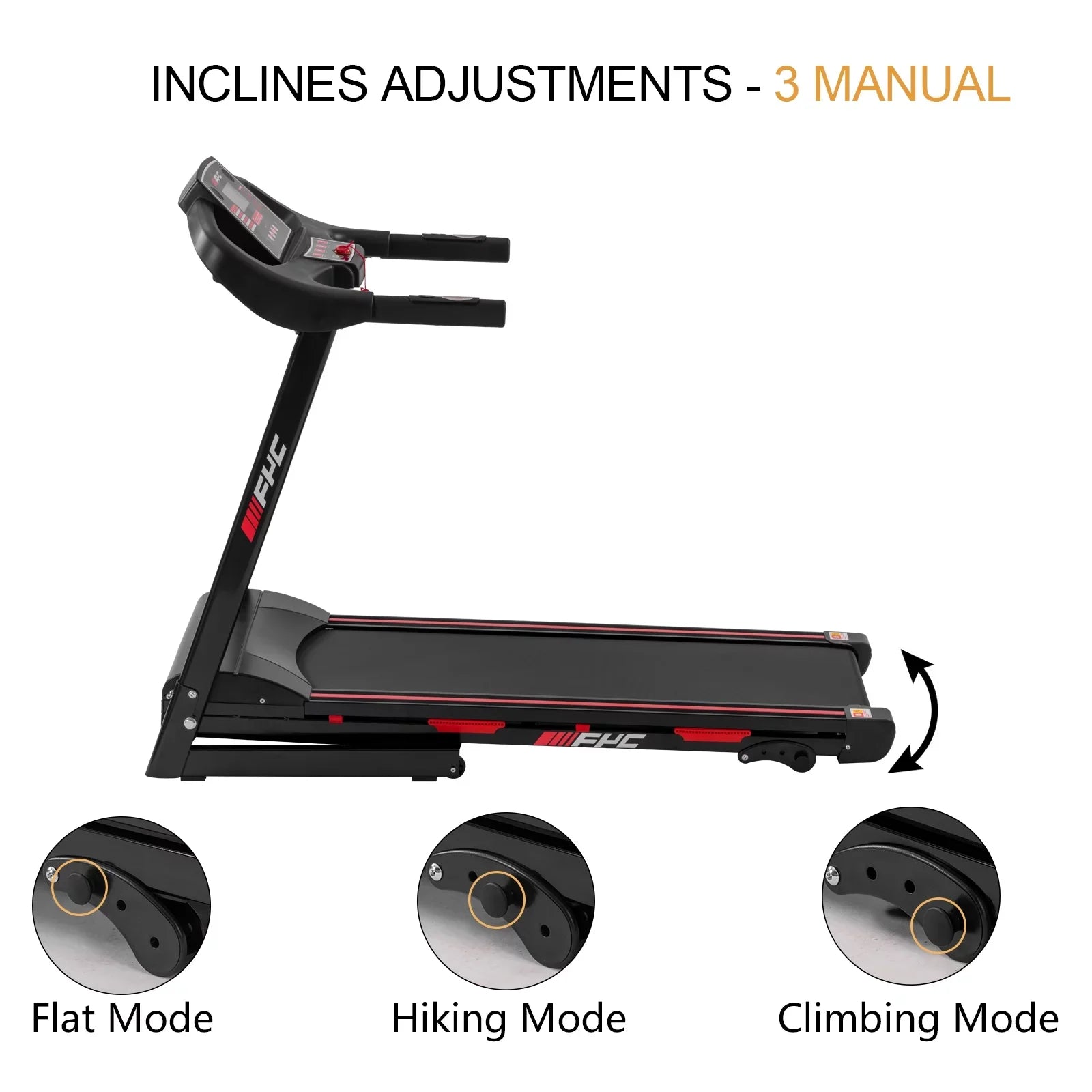Anself  Folding Treadmill for Home - 330  Weight Capacity Running Machine with Incline/, 3.5HP 16KM/ Max Speed Foldable Electric Treadmill Easily Assembly, Home Gym Workout Exercise
