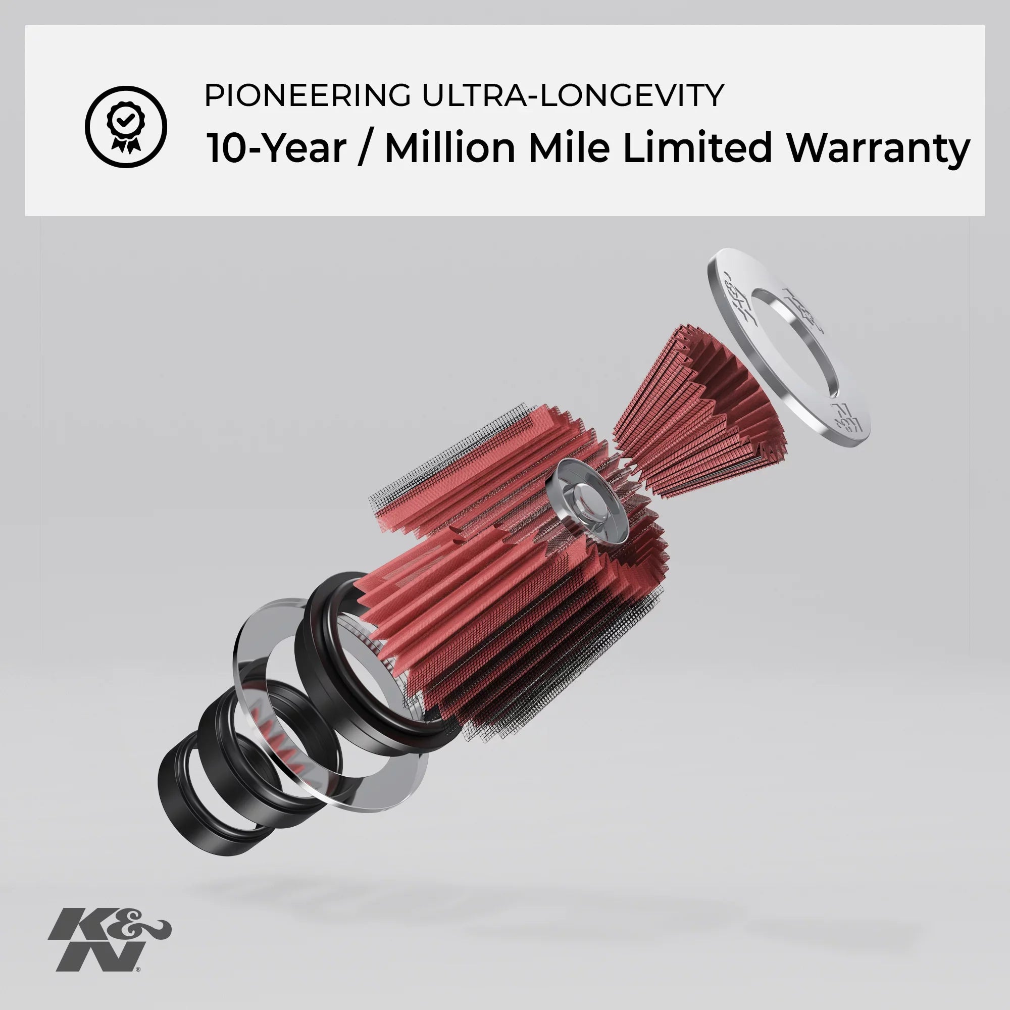 & Engine Air Filter: High Performance, Premium, Washable, Industrial Replacement Filter, Heavy Duty: -3737