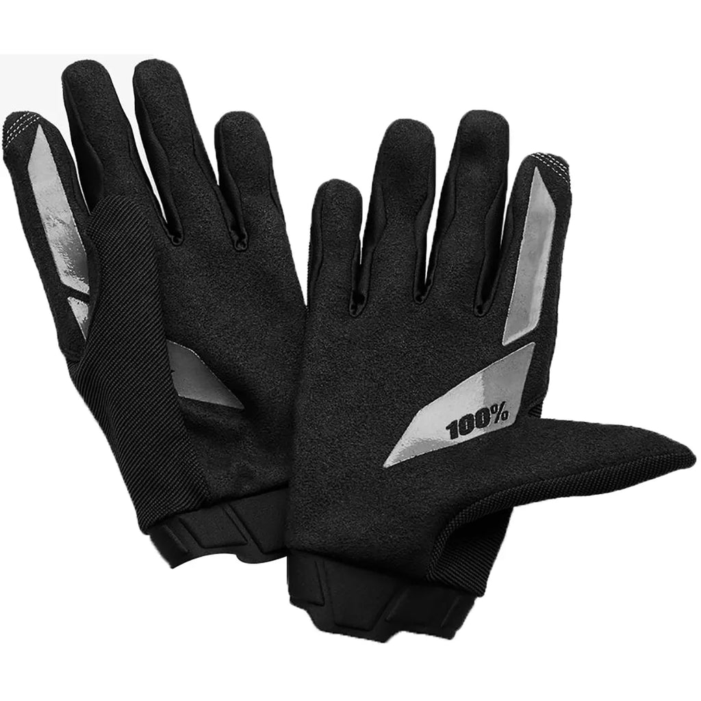 100 Percent  Ridecamp Youth Gloves, Red - Medium