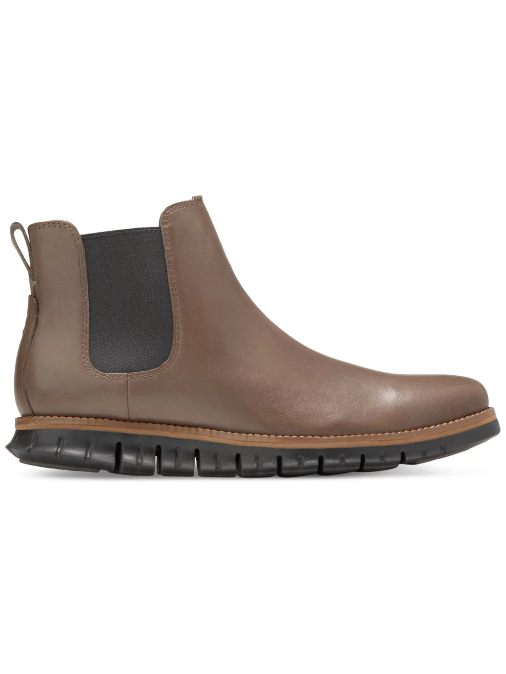 Mens Brown Waterproof Comfort Zerogrand Round Toe Wedge Chelsea 7
