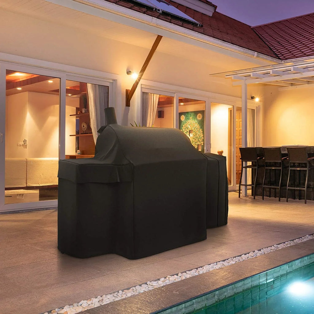 Waterproof Grill Cover for Char-Griller 11" Grill, Heavy Duty 600D Polyester with Anti- Coating, 75.5" x 22" x 38.5"