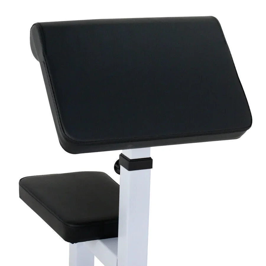 Adjustable Arm Curl Weight Bench for Muscle Strength Training