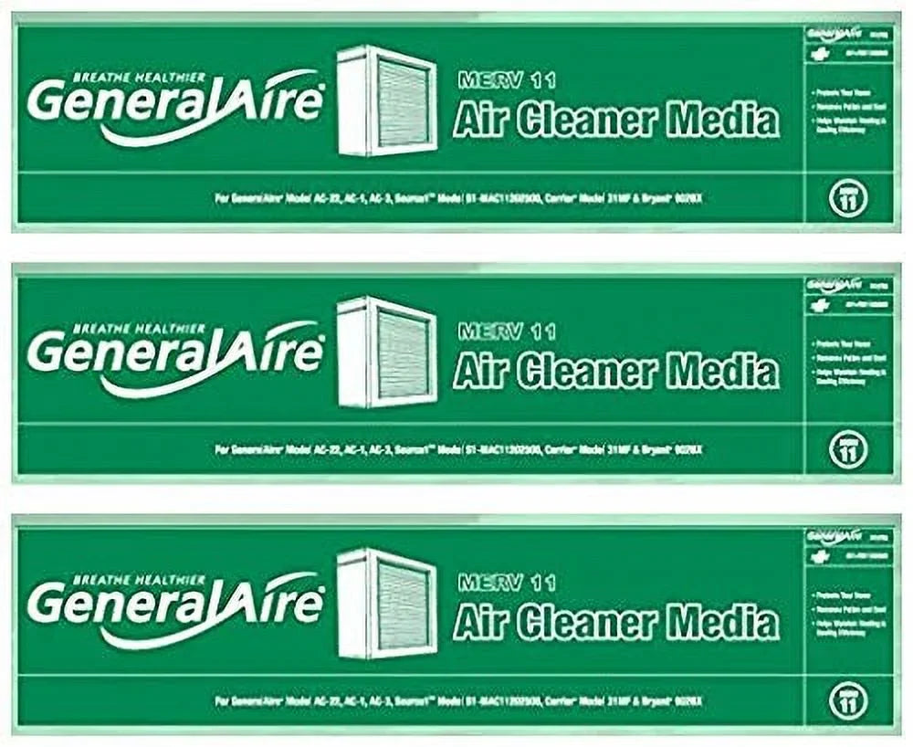 GeneralAire Pleated Media filter 12758 General 3-