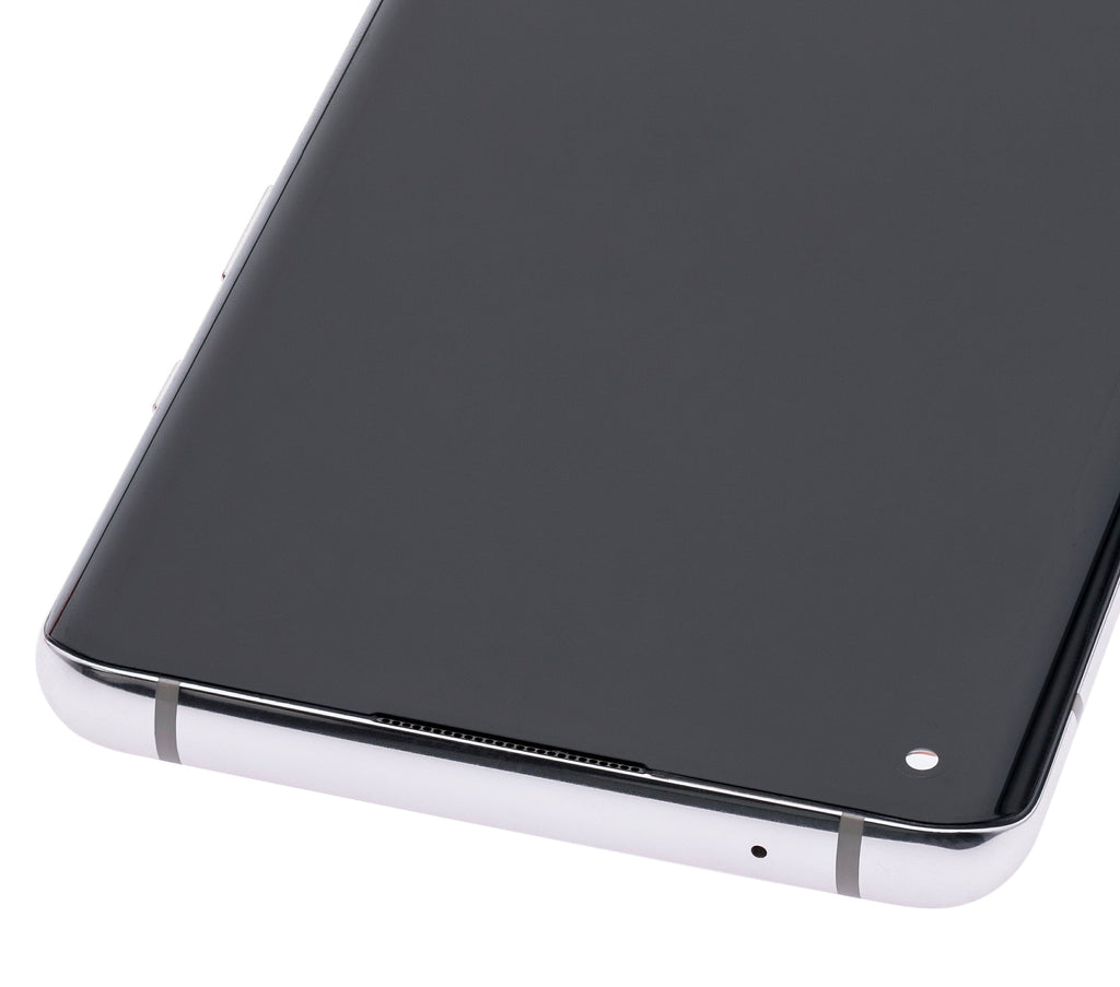 Replacement  Assembly With Frame Compatible For OnePlus 8 / 5G (Non-Verizon 5G  Frame) (Refurbished) (Polar Silver)