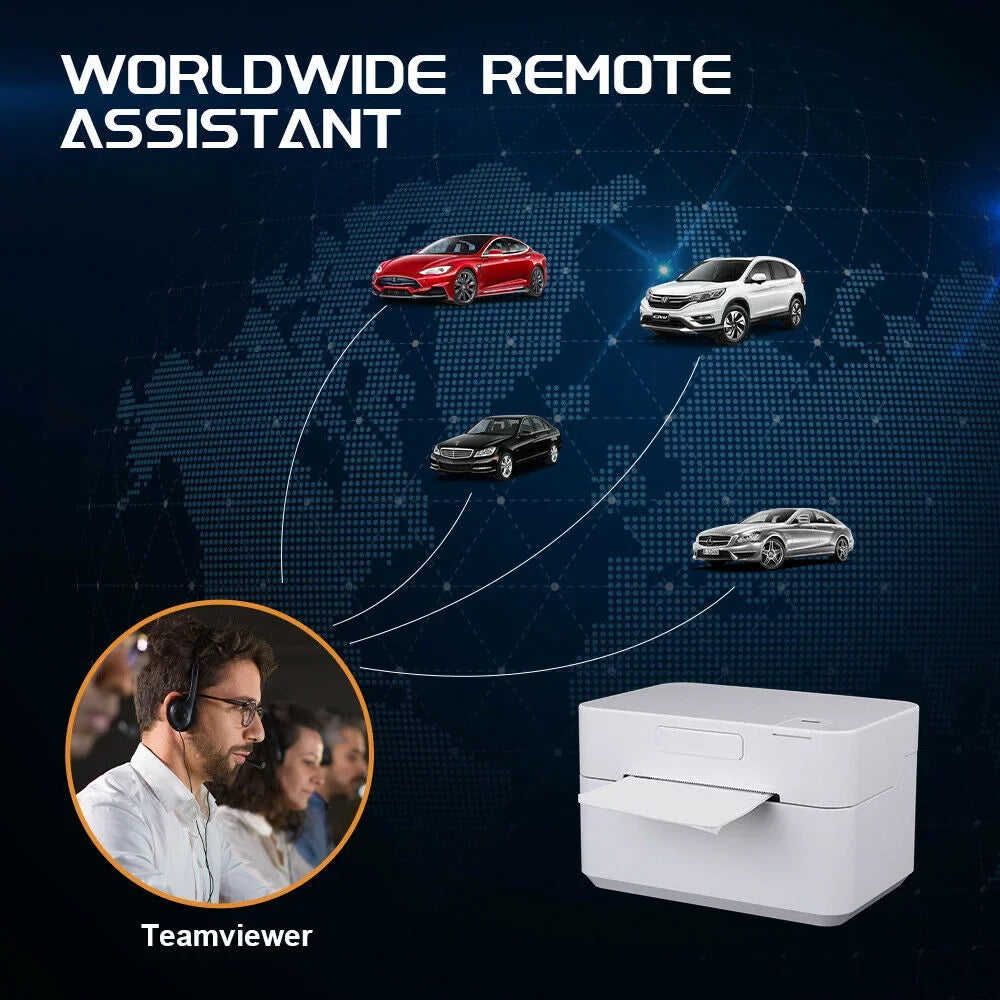 Automotive Bi-Directional Control Diagnostic Scan Tool Car  Service Tool  Scanner Full Systems  Coding Actuation Test Code Reader   Scan 30+ Resets Free Update