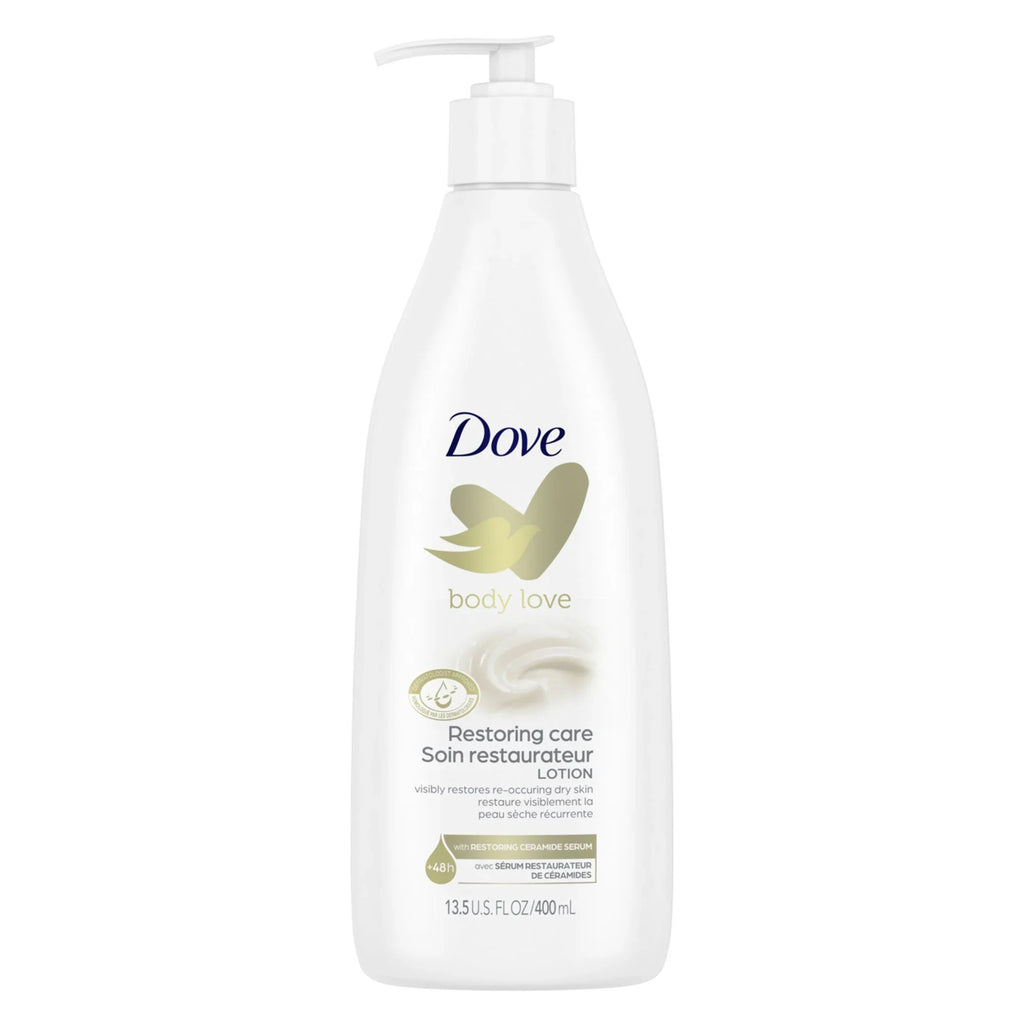 Hand and Body Moisturizer Dove Body Love Restoring Care 13.5 oz. Pump Bottle Scented Lotion (/1)
