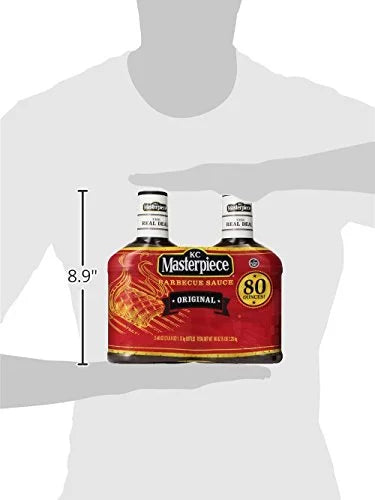 Masterpiece Barbecue Sauce, Original, 40 Oz, 2 Ct