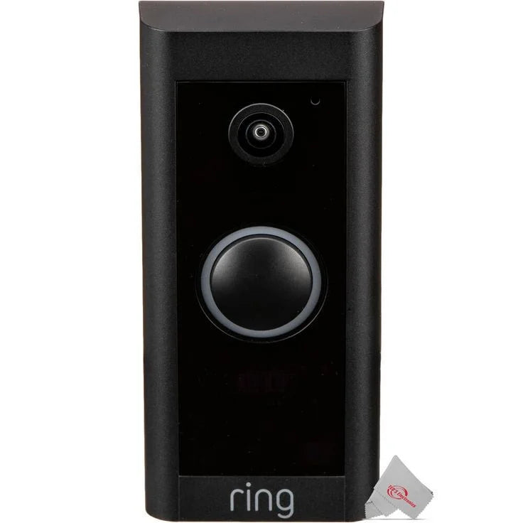 5x 1080p Wired  Video Doorbell Black