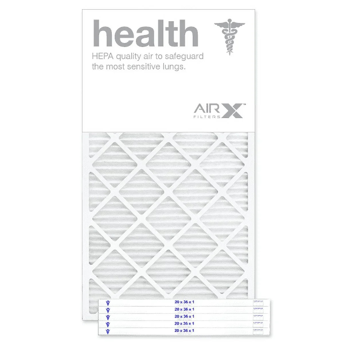 AIRx Filters Health 20x36x1 Air Filter Replacement  13  Furnace Pleated Filter, 6-Pack