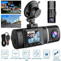 Dual Lens Car  Dash Cam Video Recorder -Sensor 1080P  Front+Inside Camera