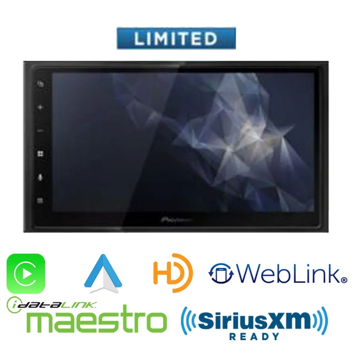 Pioneer -2660NEX 6.8" Mechless Media Receiver + License Plate Backup Camera