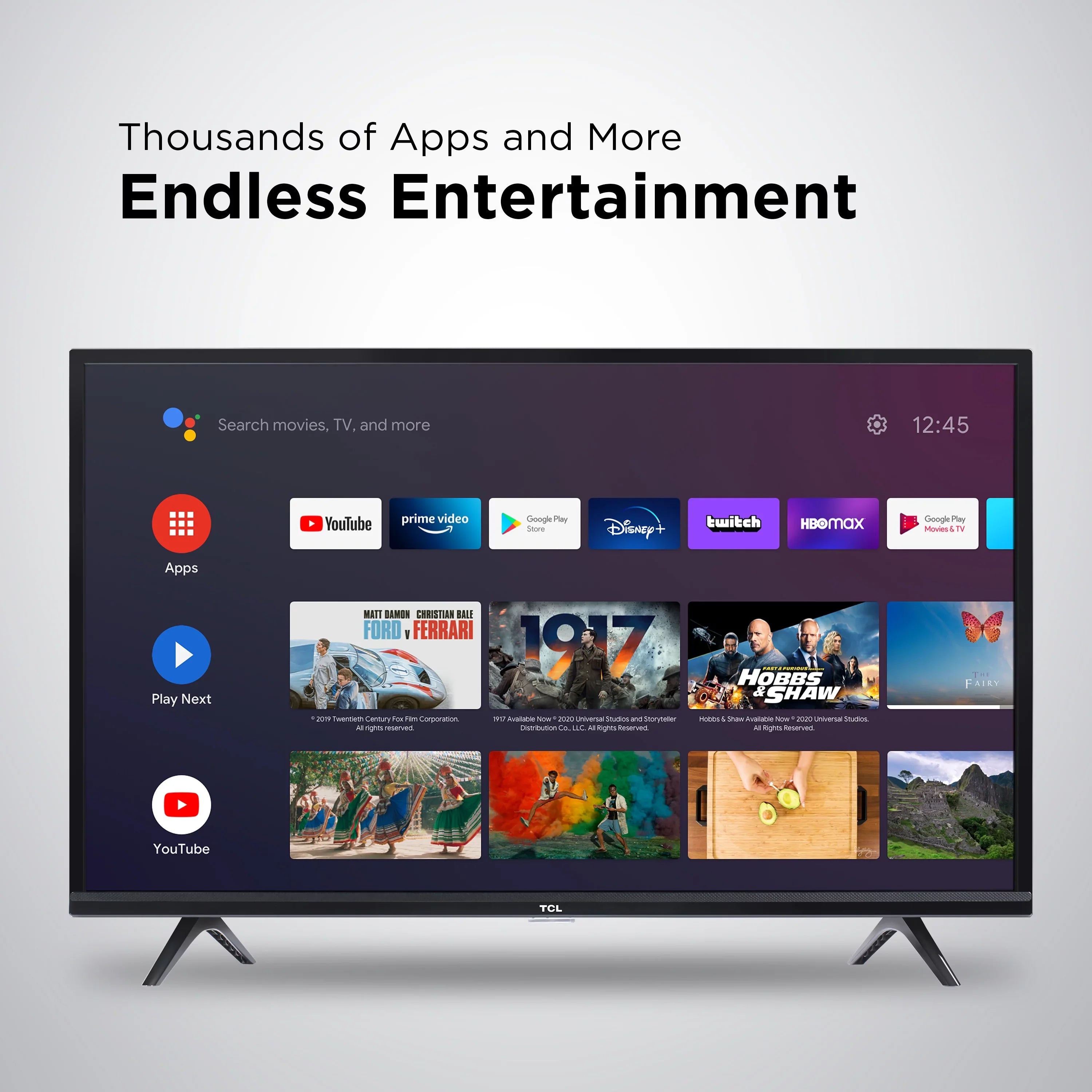 Restored  40" Class  (1080p)  Android Smart  3-Series 40S334 (Refurbished)