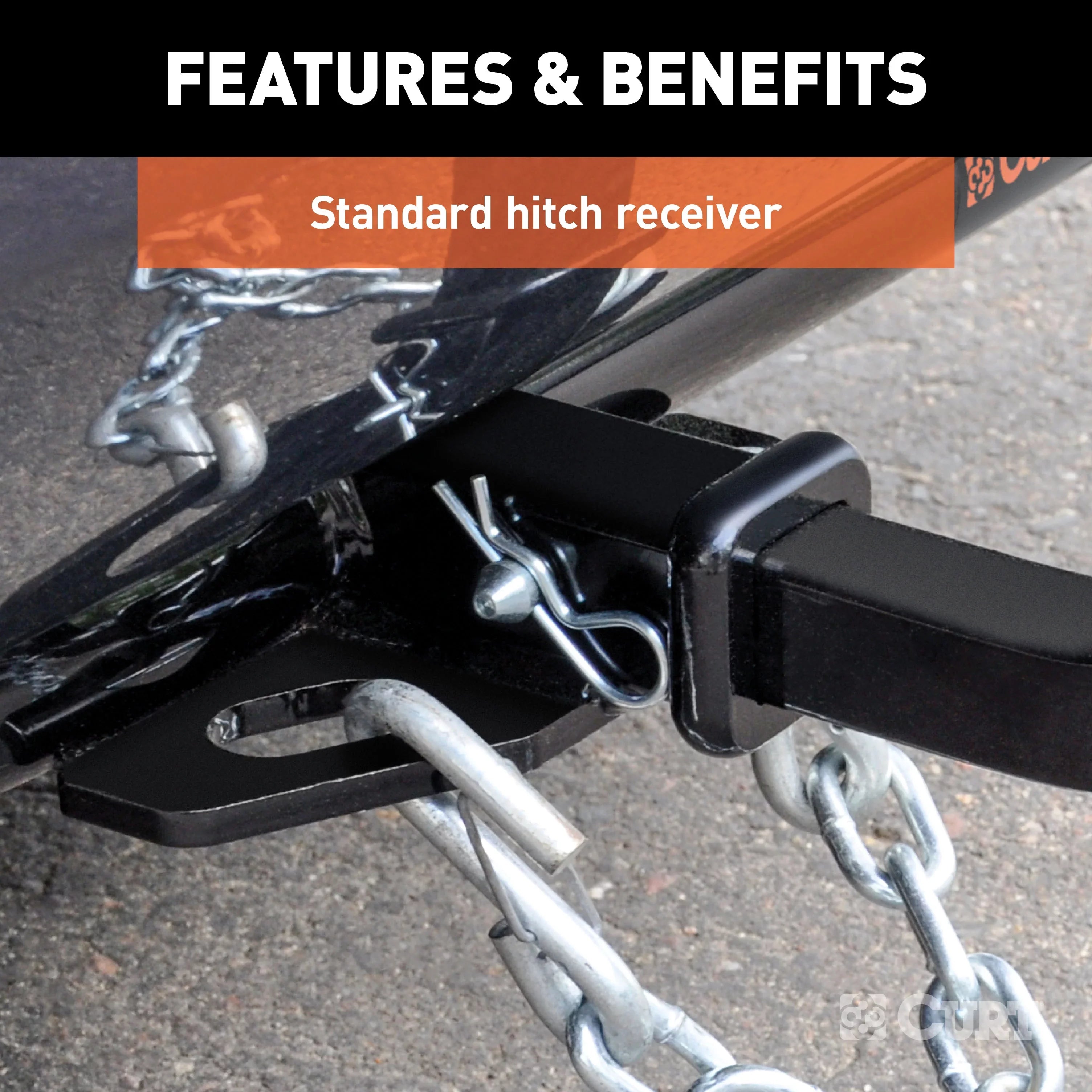 11433 Class 1 Trailer Hitch, 1-1/4-Inch Receiver, Compatible with Select Chevrolet Spark