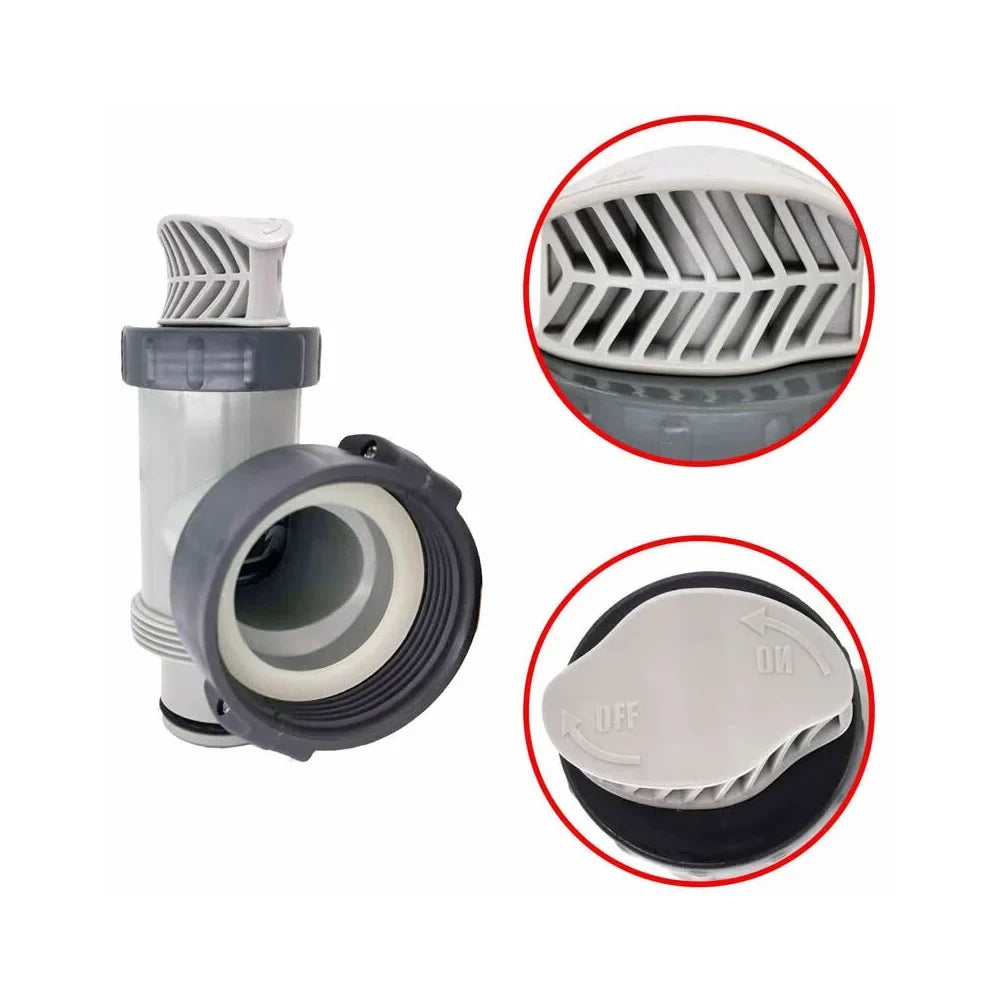 2Packs Hose Plunger Valve Assembly 25010 for Above Ground Pool And Electric Manual Pool Pump