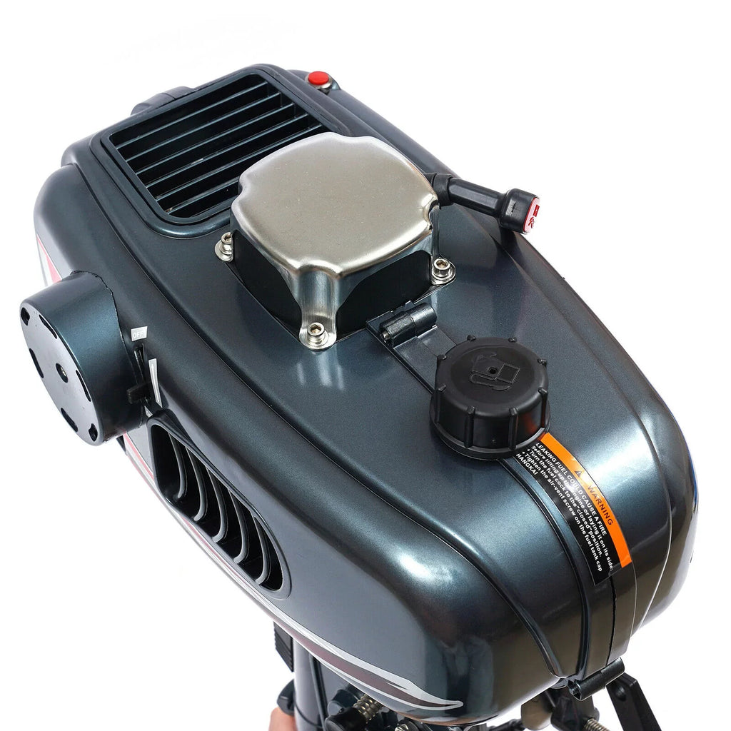 2-Stroke 3.5HP Outboard Motor Fishing Boat Petrol Engine  System 10 Km /