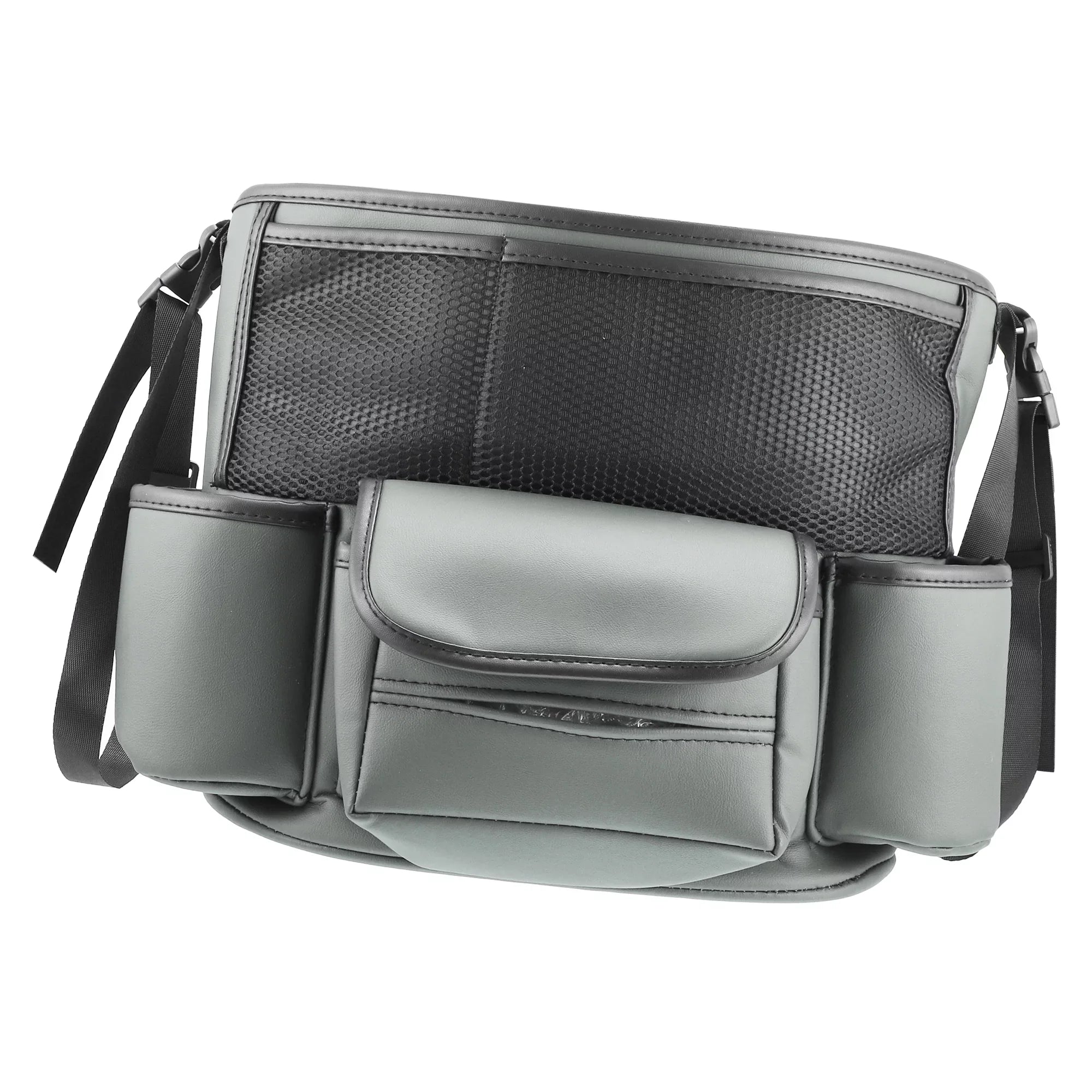 Unique Bargains Car Large Capacity Seat Organizer Backseat Multi Pockets Purse Storage for Car 36x26x18cm Gray