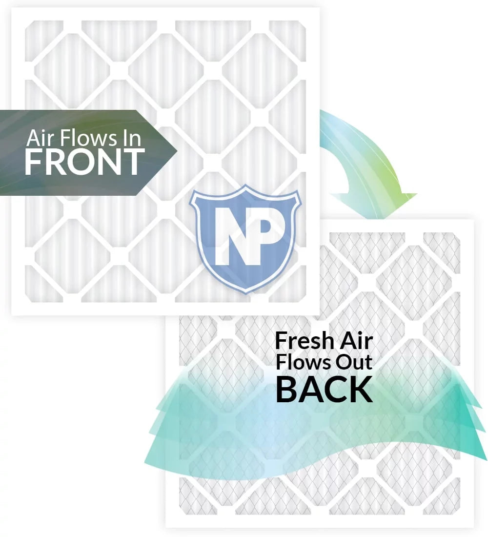 Nordic Pure 18x25x2 Pleated  12 Air Filters 12 Pack
