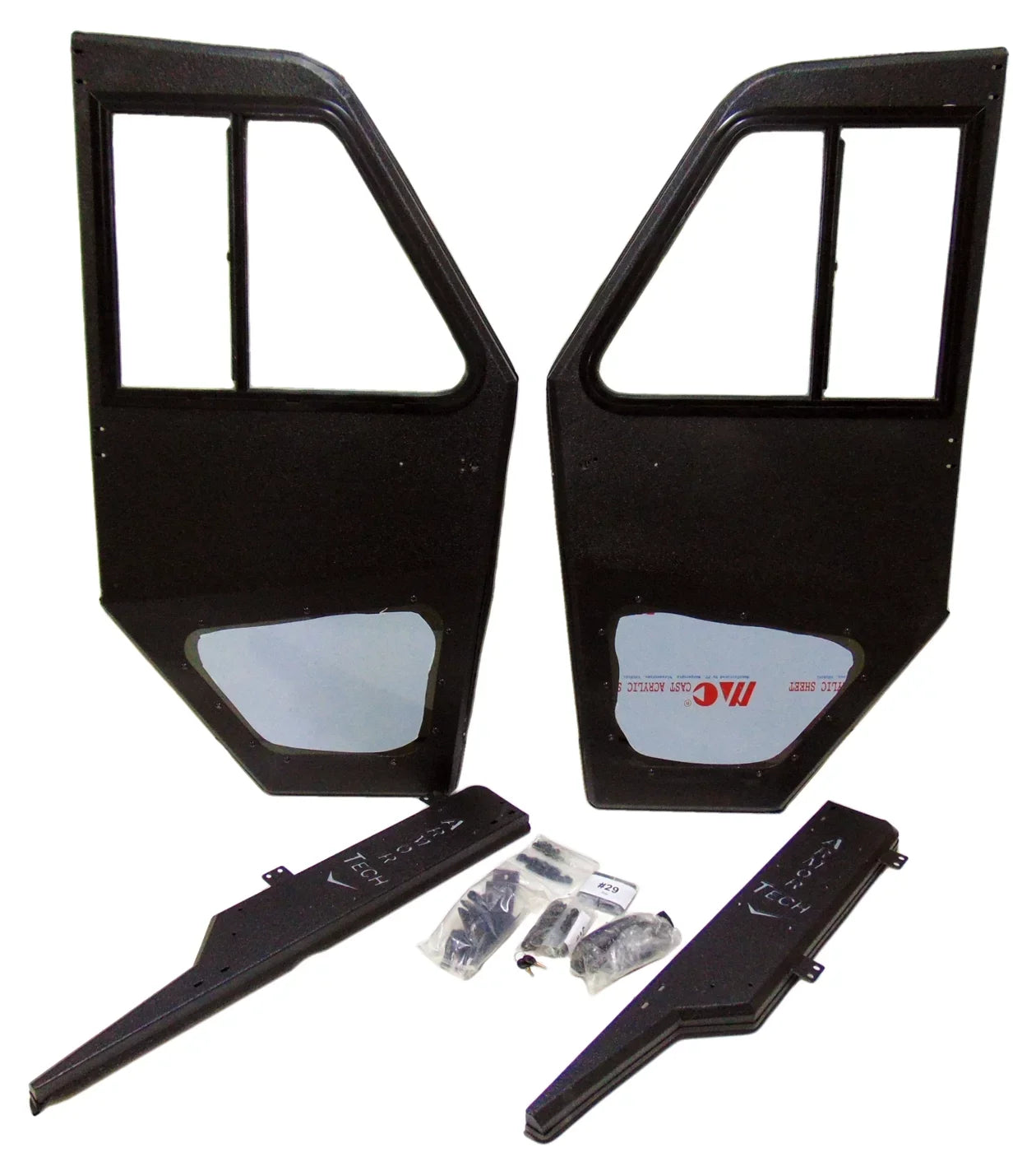Fits Polaris 19-23 Ranger Crew 1000XP 1000  Steel Doors Only for Cab Enclosure