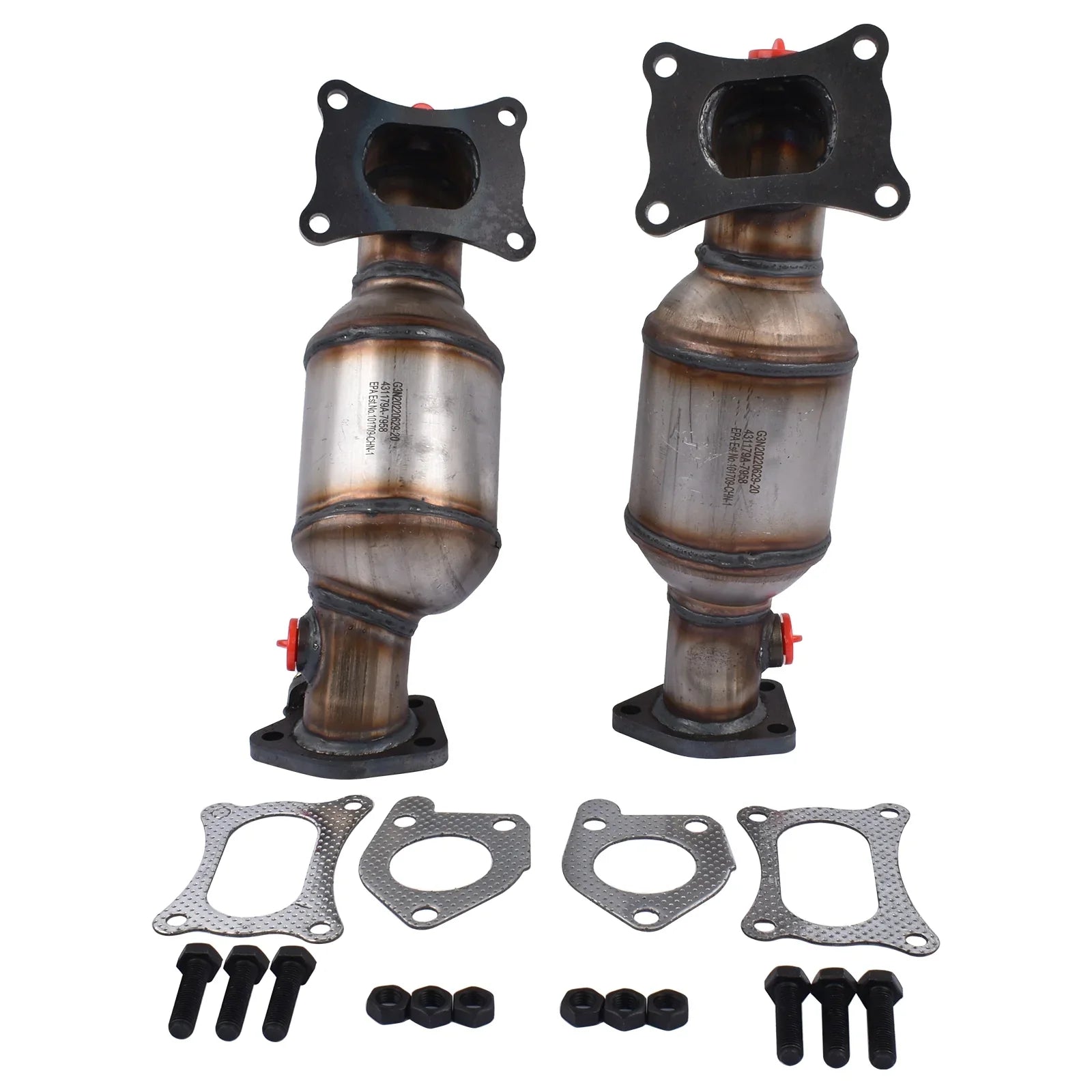 Manifold Catalytic Converters Set 10H45-131/132 for Honda Pilot 3.5L 2009-2015 10H45-131 10H45-132