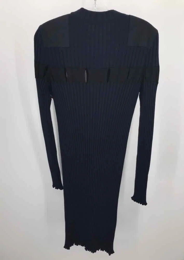 Pre-Owned Alexander Wang Navy Size Large Knee Length Long Sleeve Dress