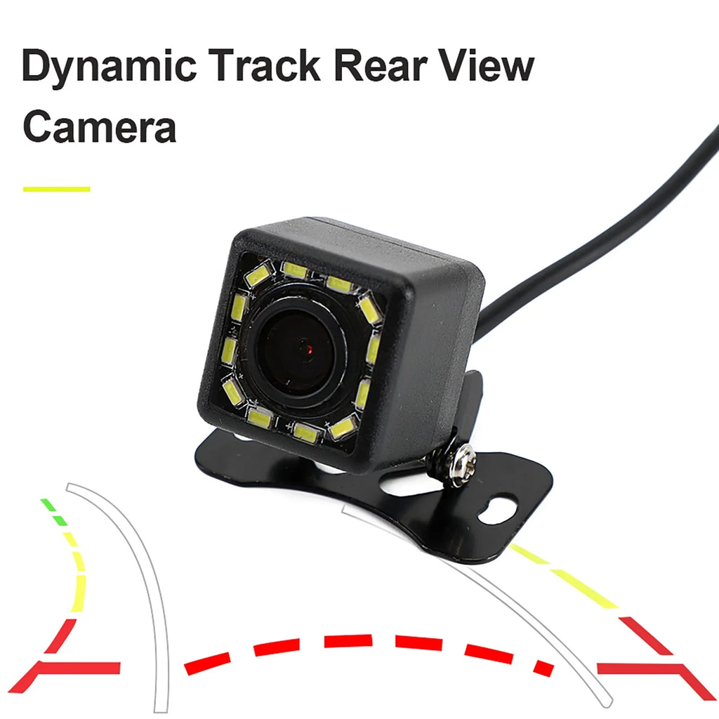 Dynamic Trajectory Wireless 150º Hd Reverse Backup Parking Camera Night View