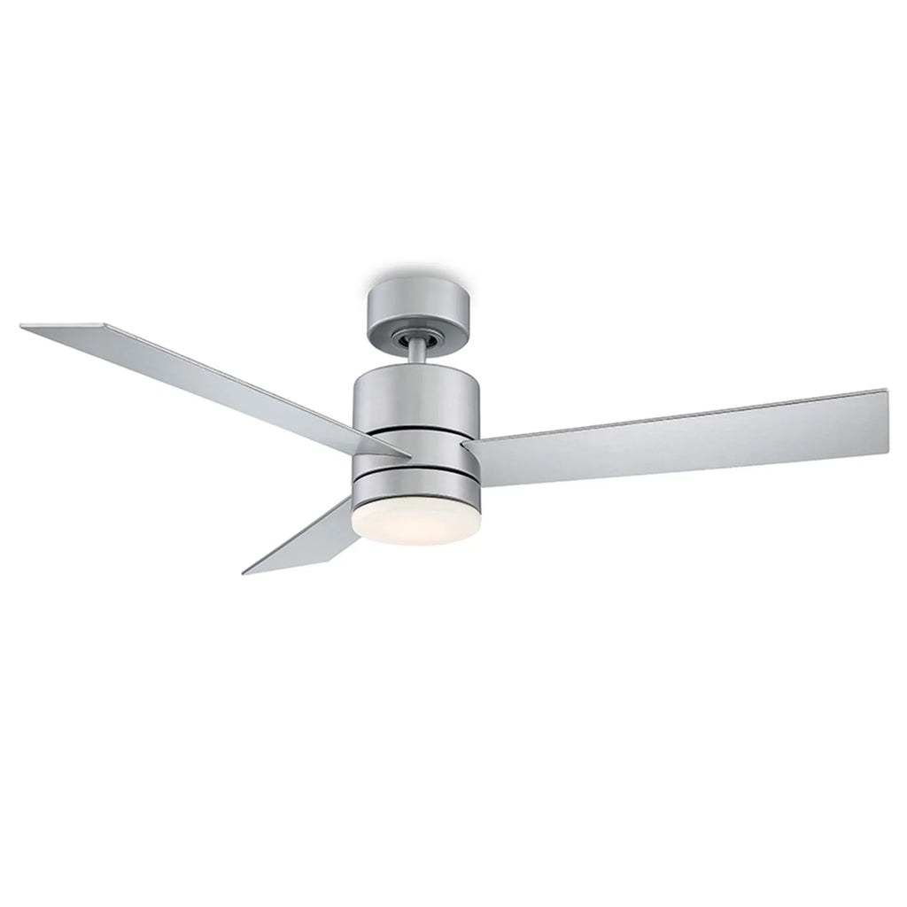Axis Indoor and Outdoor 3-Blade Smart Ceiling Fan 52in Titanium with 3000K  Light Kit and Remote Control