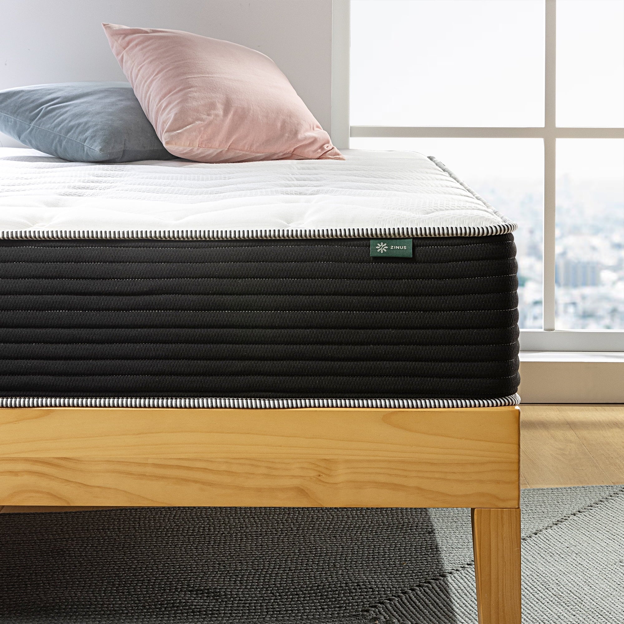 Spa Sensations by Zinus 10" Classic Pocket Spring Hybrid Mattress, Full