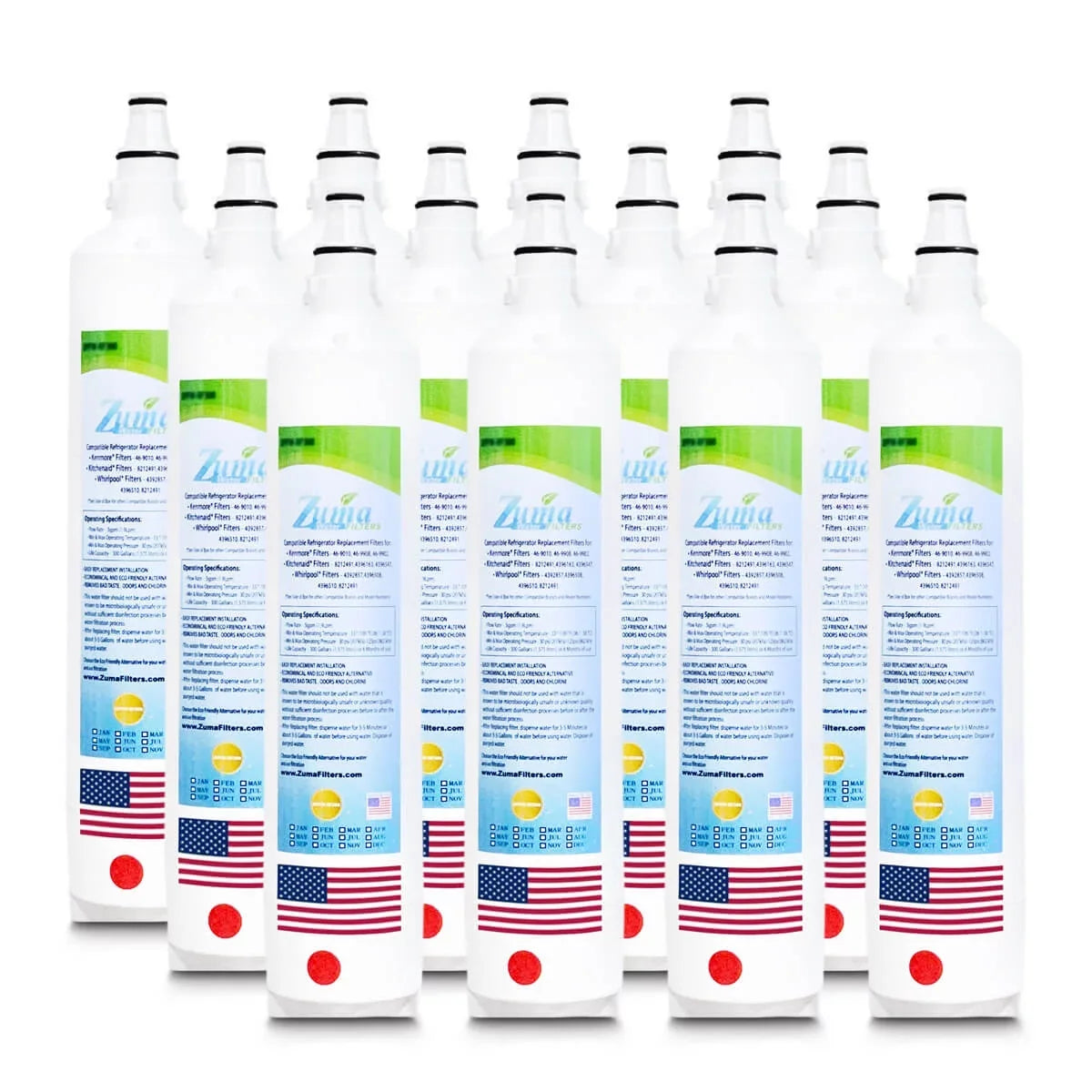 Brand , Water Filters , Model # - , Compatible with Subzero®  - 12 Pack - Made in ...