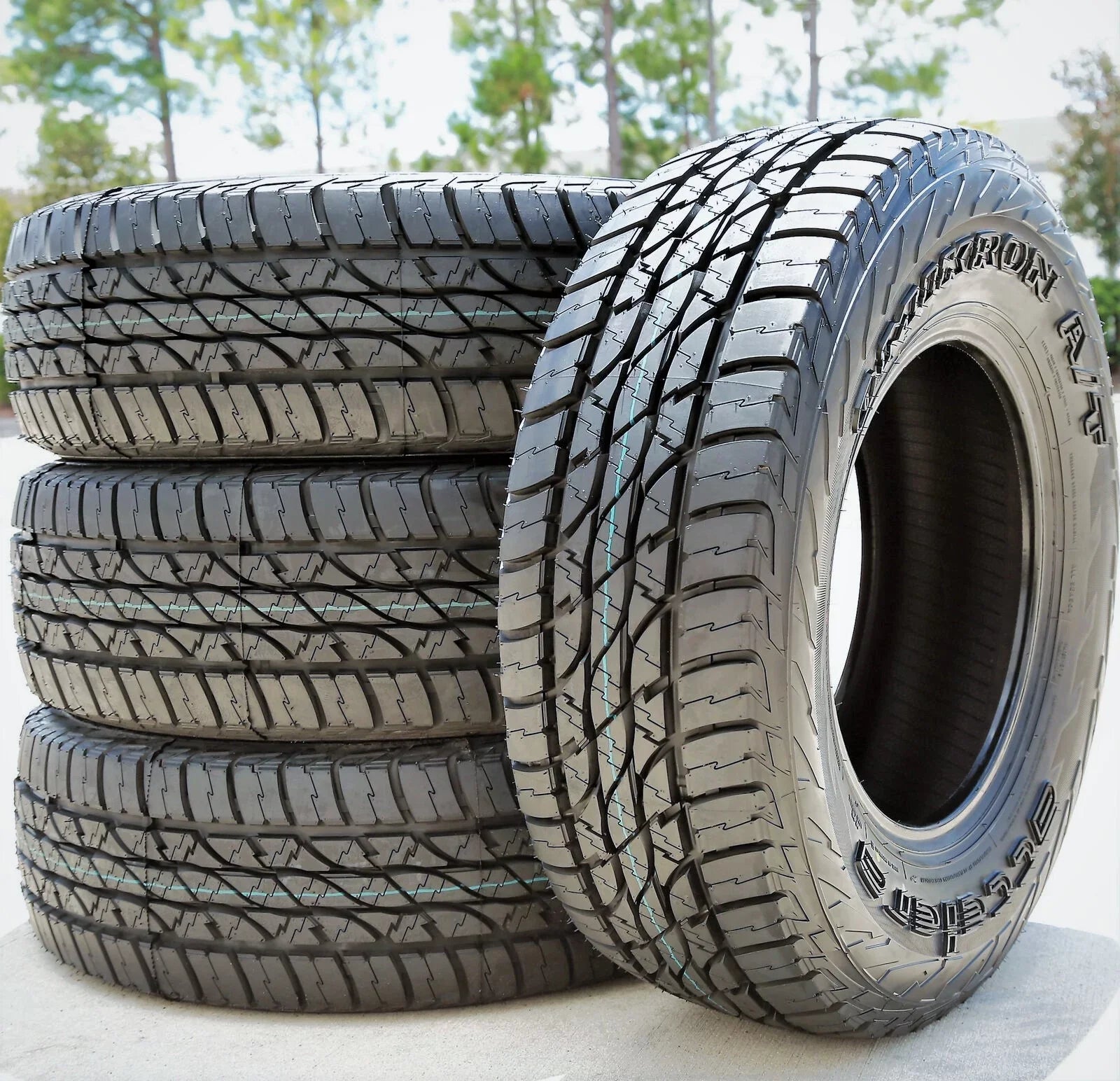 Set of 4 () Accelera Omikron /  265/65R18 Load  10 Ply  All Terrain Tires Fits: 2014 Cadillac Escalade Base