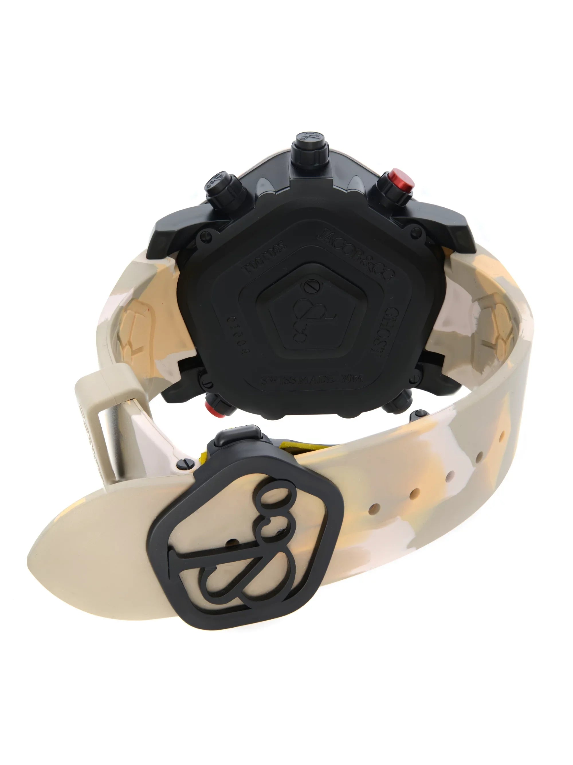 Jacob & Co. Ghost Carbon Bezel Camouflage Quartz Mens Watch .11...