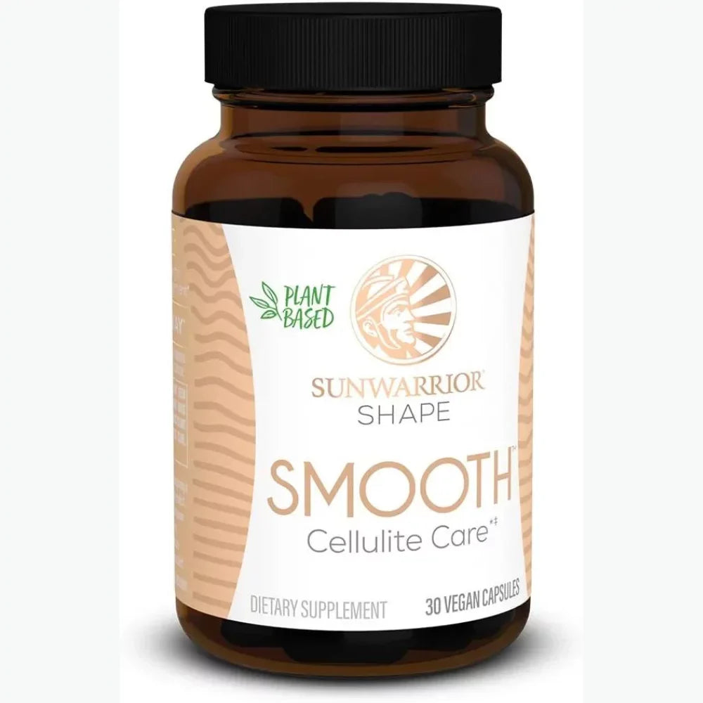Sunwarrior Vegan Smooth Cellulite Care | Skin Care Supplements with Hyaluronic Acid Vitamin  Capsules, 30 Ct
