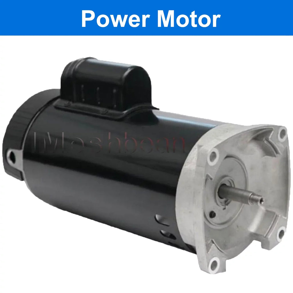 iMeshbean Swimming Pool Pump Above Ground, 2HP Motor, 110V-230V, Single Speed Pump For Above Ground Swimming Pool and Inground Pools, 6500GPH, Head Max 78FT, w/ Strainer Basket &  Connector